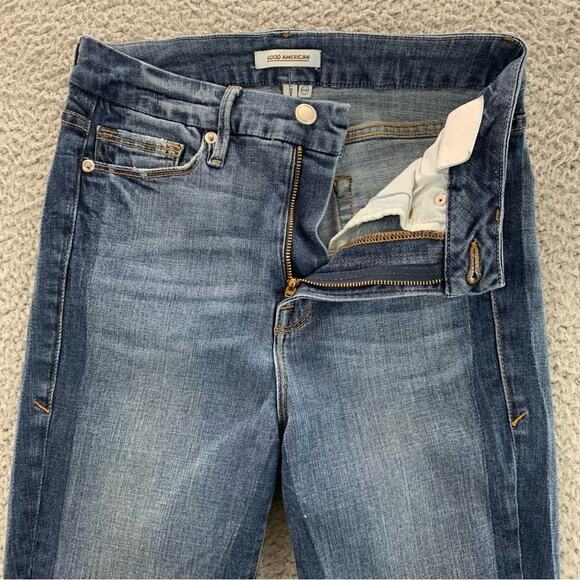 Good American Good Waist Women's Skinny Jeans    -  Size:   2/26 - Picture 7 of 15